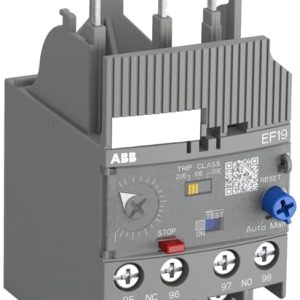 1SAX121001R1104 - EF19-6.3 ABB Electronic Overload Buy 1SAX121001R1104 - EF19-6.3 ABB Electronic Overload from ABB. Genuine ABB component for automation, motor control and electrical installations. EF19-6.3