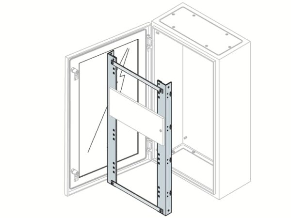 KD1080K — KD1080K - Support Frame For Distribution Kit ABB SR2 - Metal Enclosure - IP65 Indoor