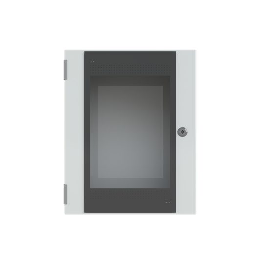 SRN5425VK — SRN5425VK - Glass Door Sheet Metal Enclosure (Grey) ABB SR2 - Metal Enclosure - IP65 Indoor